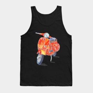 Red scooter Tank Top